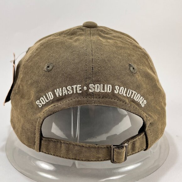 John Deere Strap Back Cap Hat Olive Green Baseball Outdoor Equipment Logo Mens - Picture 4 of 15